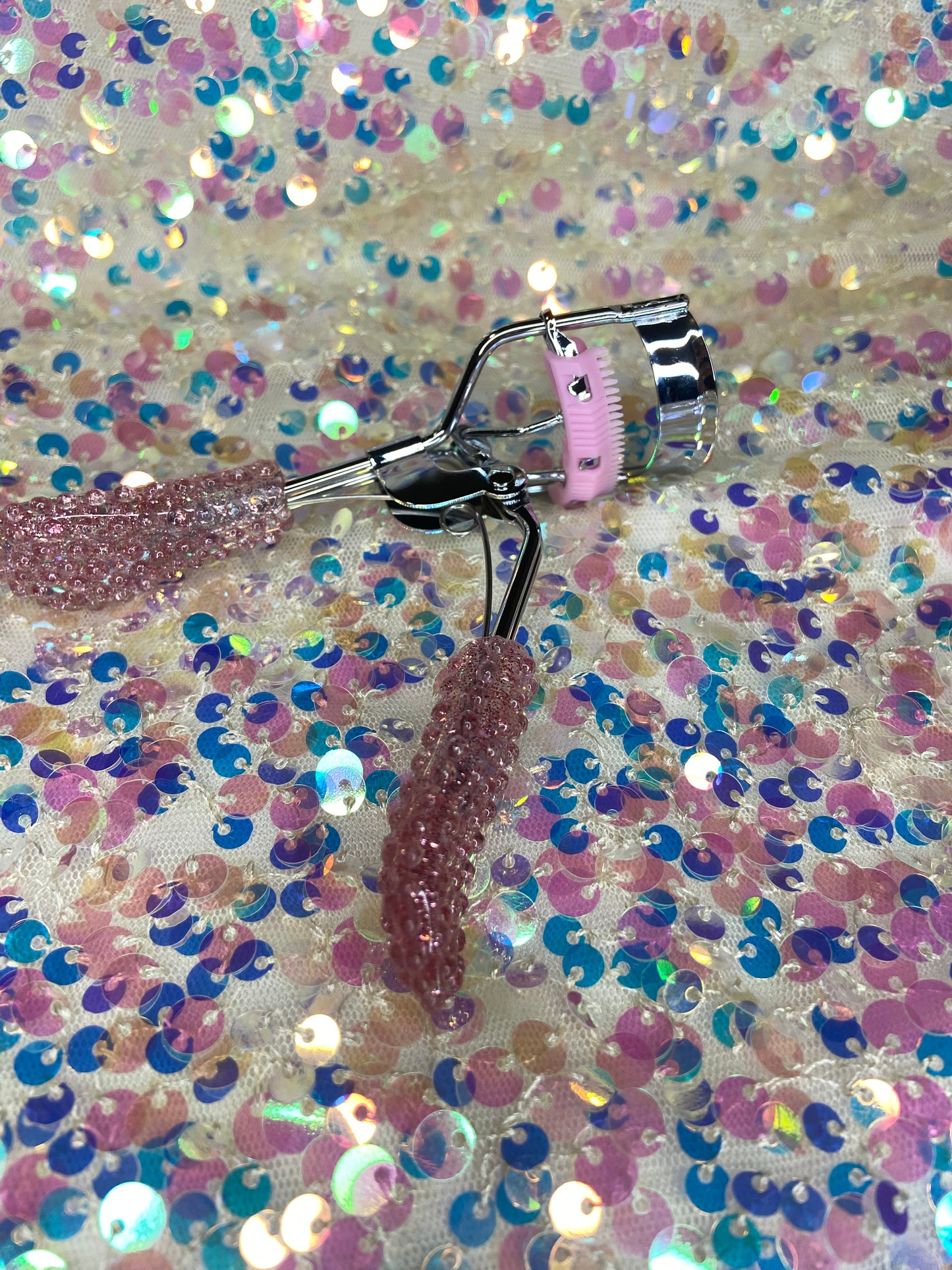 Pink Bling Eyelash Curler