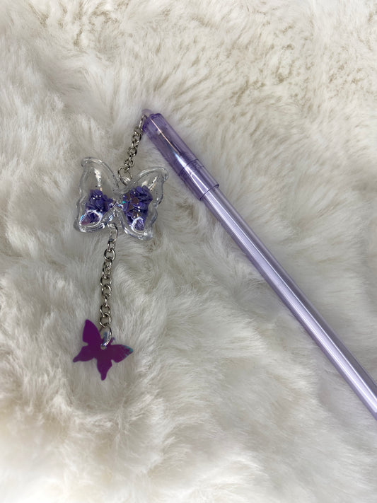 Butterfly Pendant Gel Pen